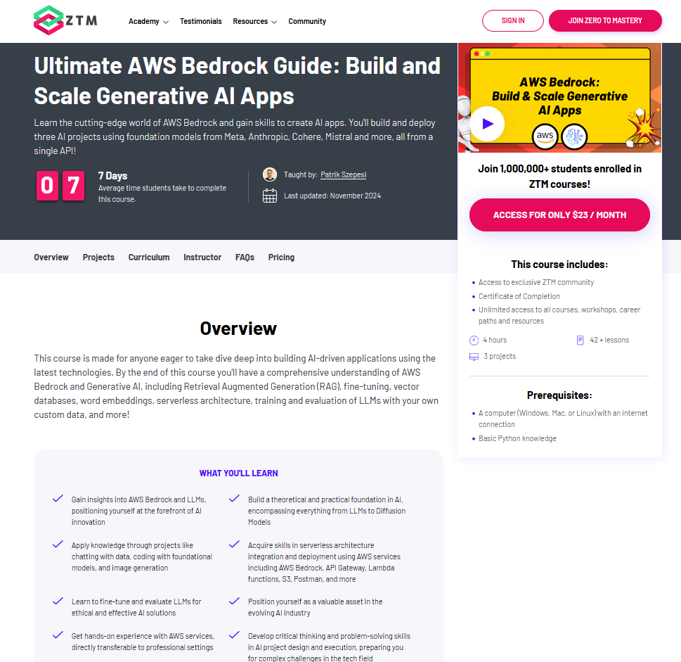 Learn AWS Bedrock