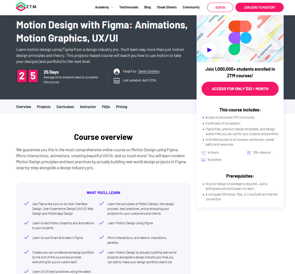learn motion design with figma