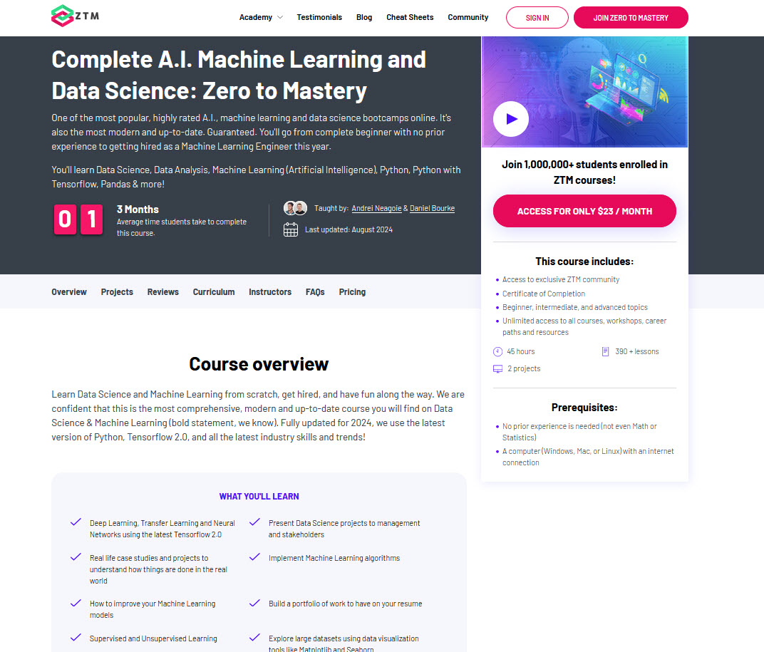 learn machine learning