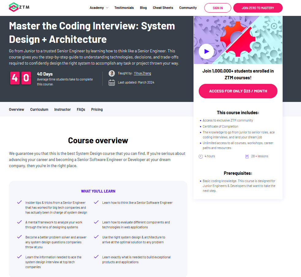 learn system design and architecture
