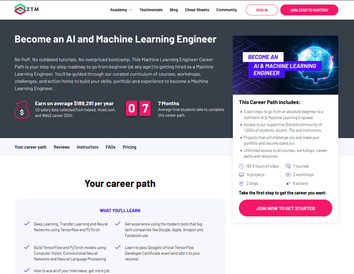Become an A.I and Machine Learning Engineer