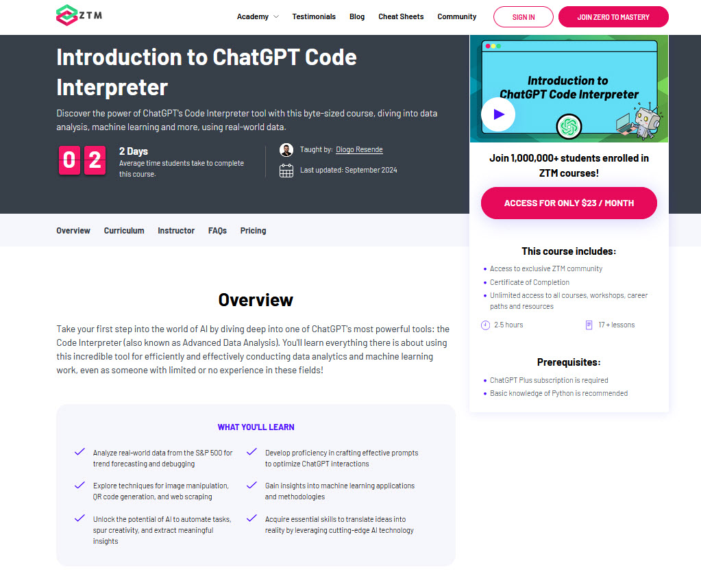 learn how to use chatgpt code intepretor