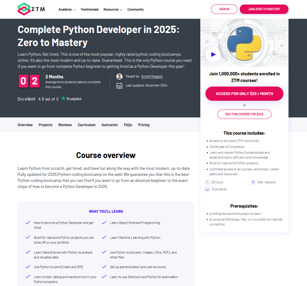 learn python in 2025