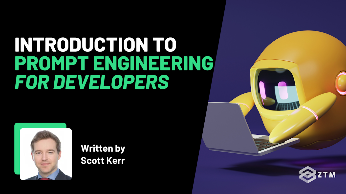 Introduction to Prompt Engineering for Developers | Zero To Mastery