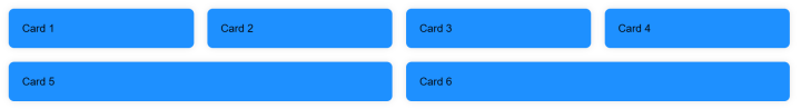 flexbox variable child size