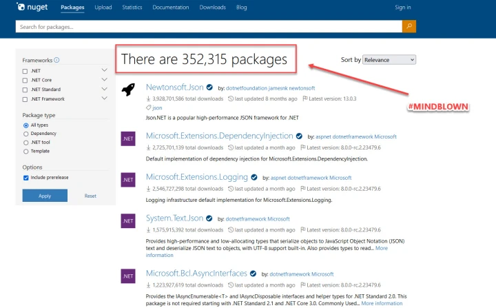 NUGET PACKAGES