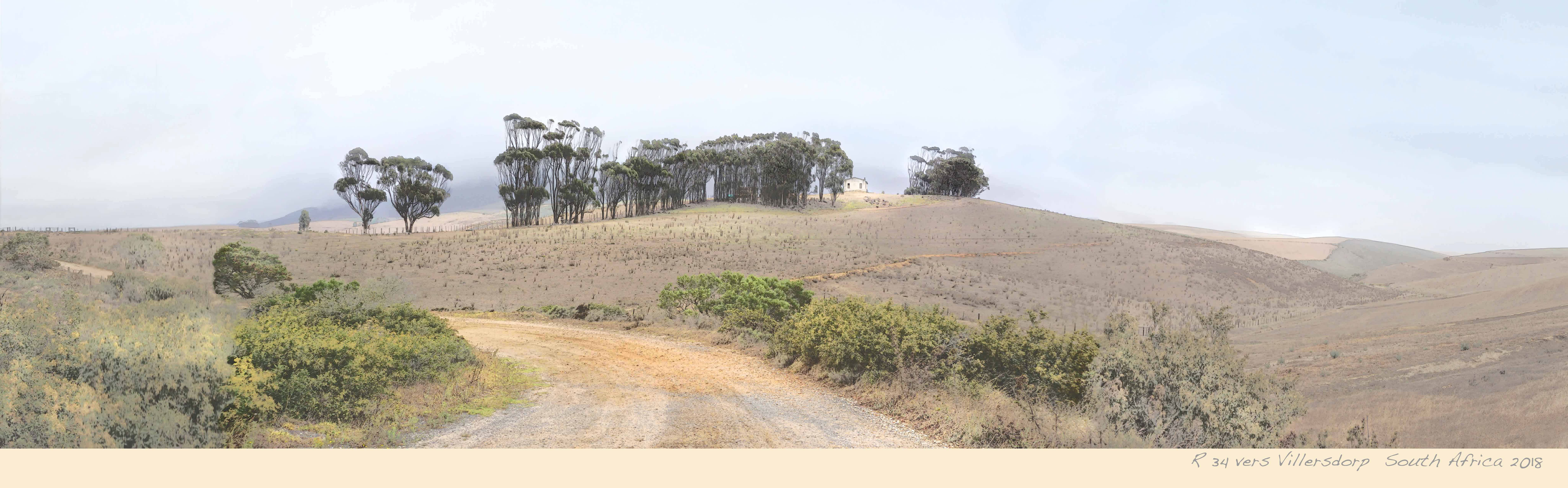 Landschaft R 42 vers Villersdorp