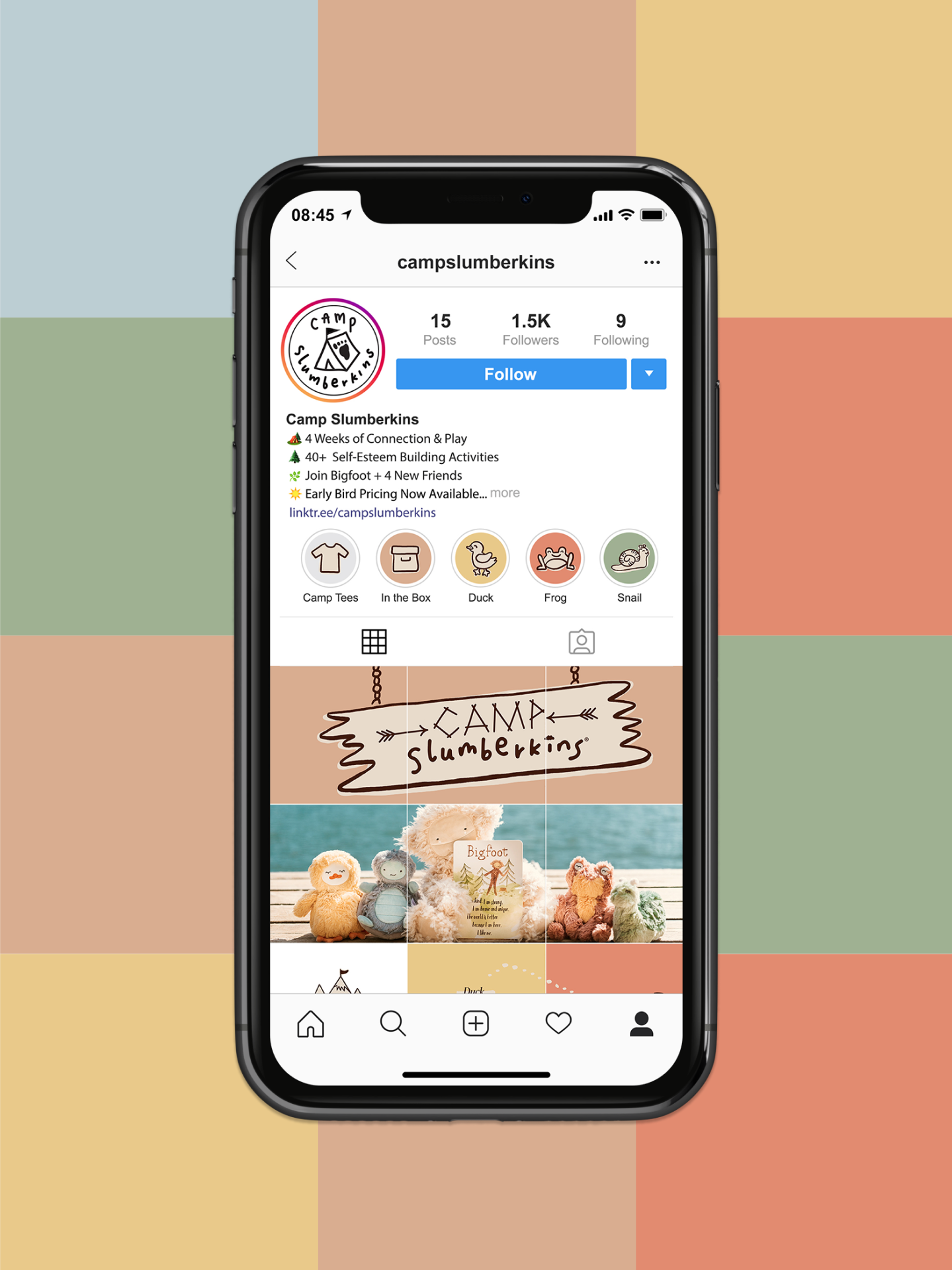 Camp Slumberkins Social Media