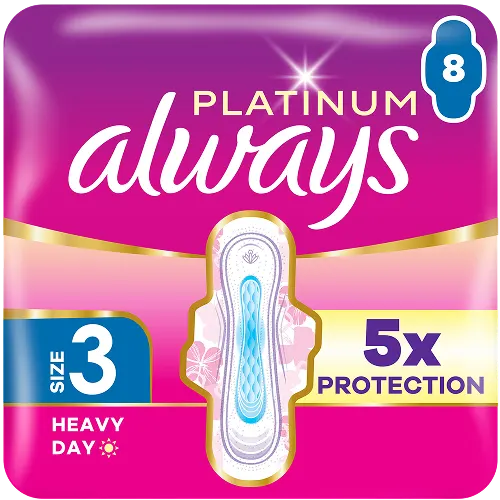 Always Platinum Long Plus (Size 3) sanitary pads 