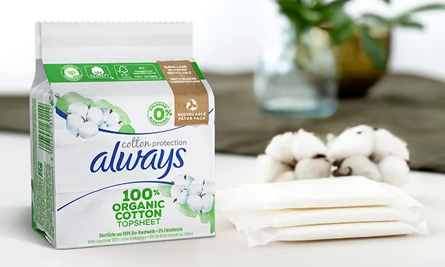 Always Cotton Protection Ultra Organic Sanitary Towels