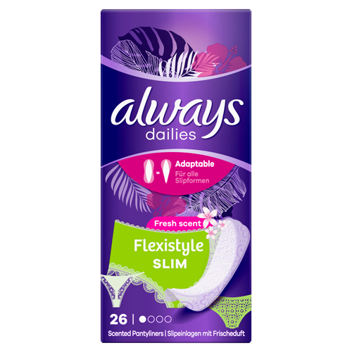 Always Dailies Flexistyle Slim Fresh Pantyliners Always