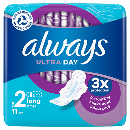 Always Sanitary Towels Secure Night With Wings Size 4X16 - Tesco