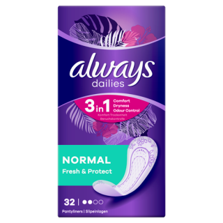 Always Dailies Fresh & Protect Normal Pantyliners