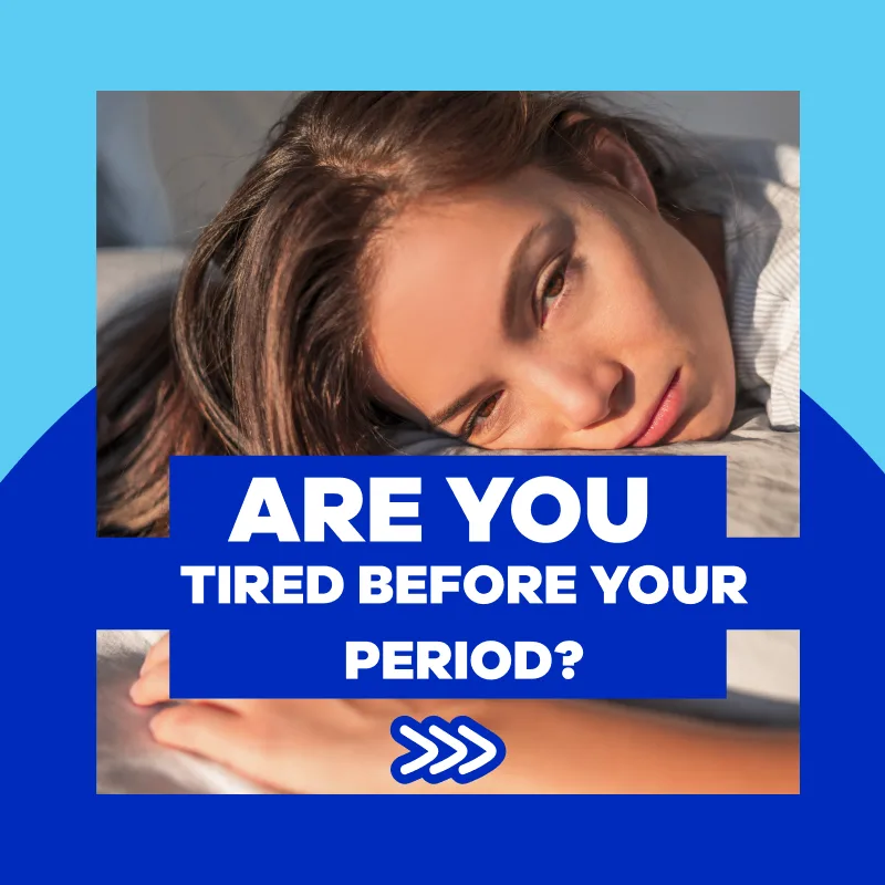 Tired looking woman resting on a pillow