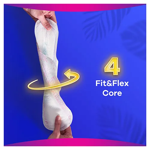 Fit & flex core of Always Platinum sanitary pad