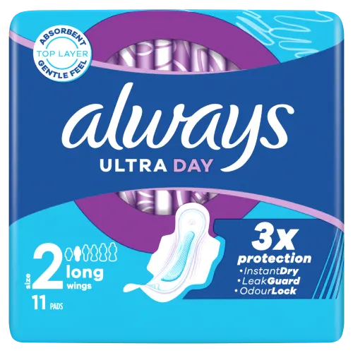 Always Ultra Secure Night (Size 4) Sanitary Pads With Wings