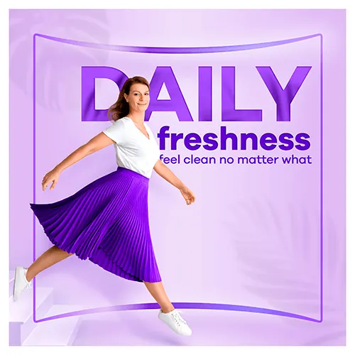 Daily Freshness feel clean no matter what