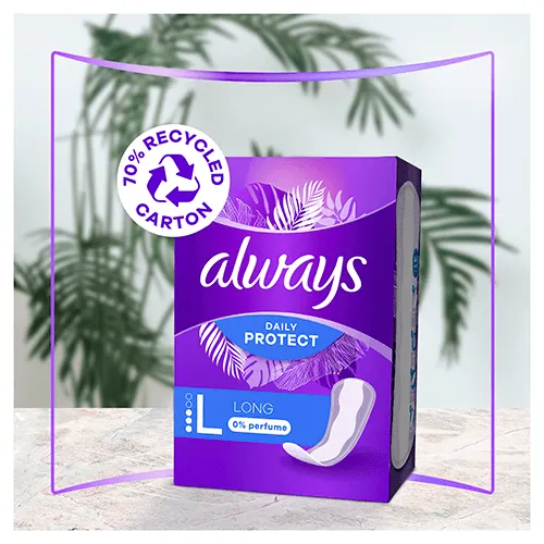 Always Dailies Extra Protect Long Plus Panty Liners