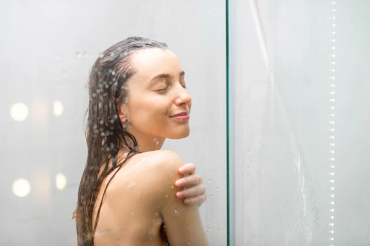 Take a warm bath or shower