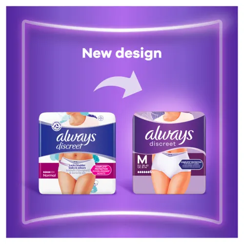 Old pack next to updated one to signify the new design.