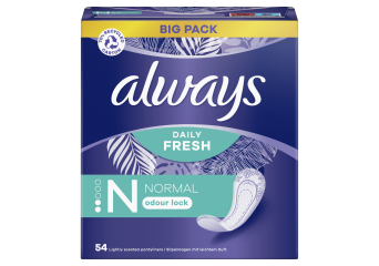 Always Dailies Fresh & Protect Normal pantyliners big pack