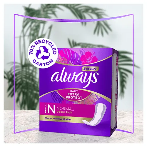 Always Daily Extra Protect Normal Pantyliners packshot