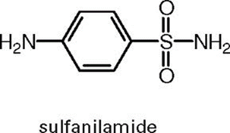 Sulfanilamide structure