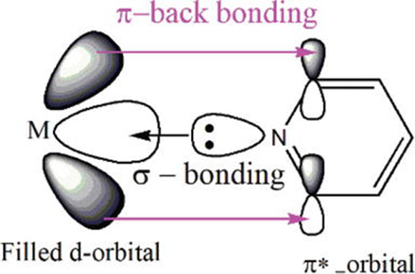 Pyridine bonding diagram