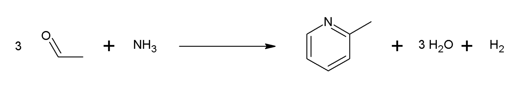 Synthesis of 2-methylpyridine