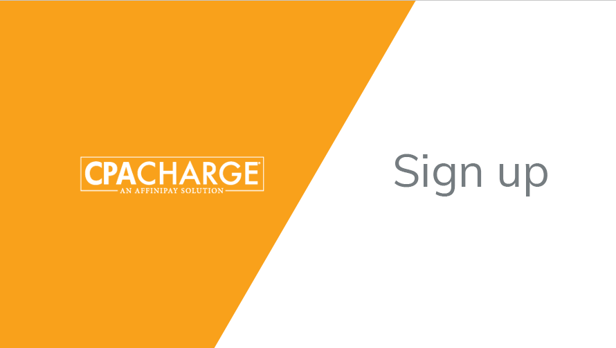 Sign Up | CPACharge