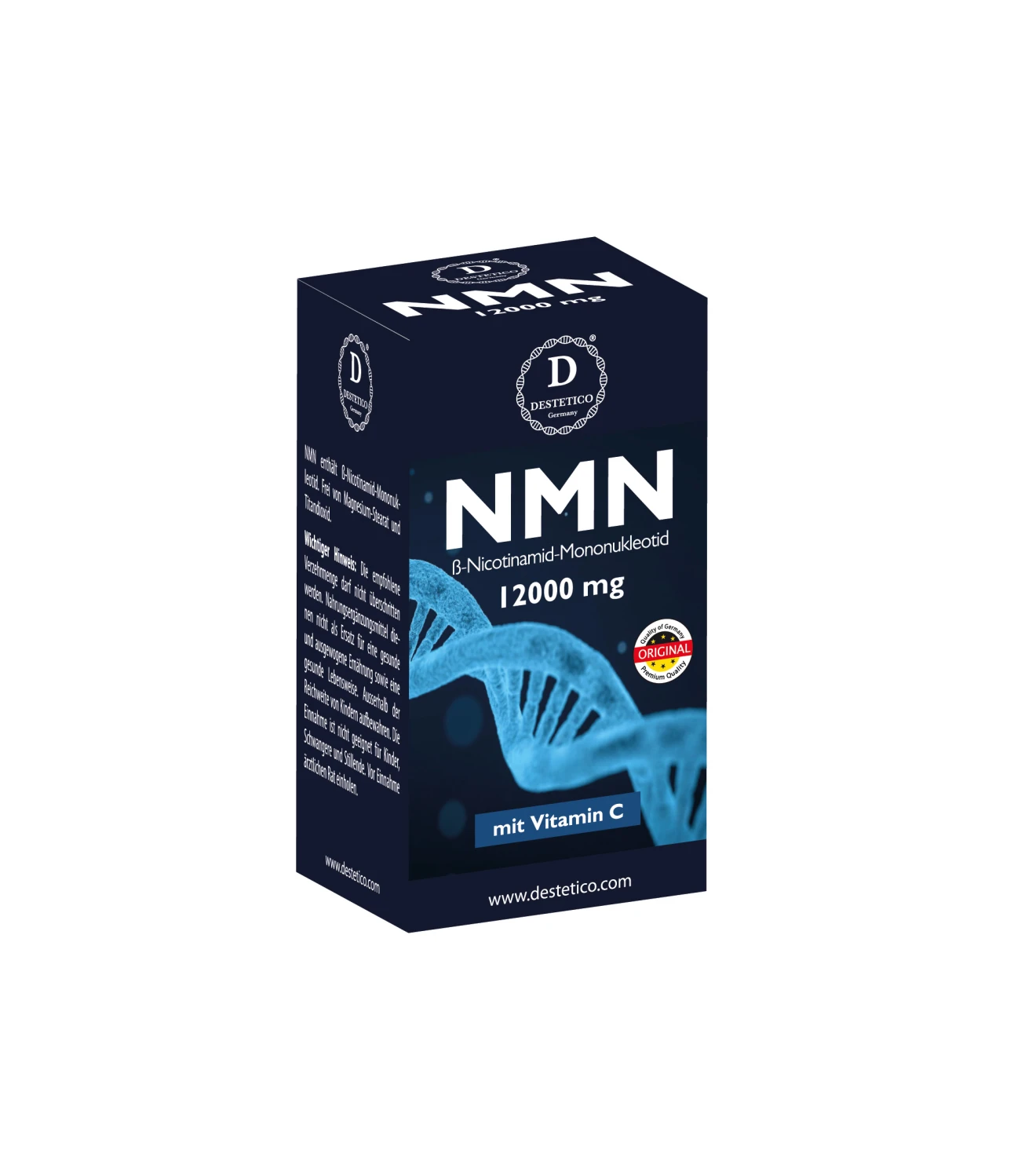 NMN - ß-Nicotinamid-Mononukleotid 12000 mg - mit Vitamin C