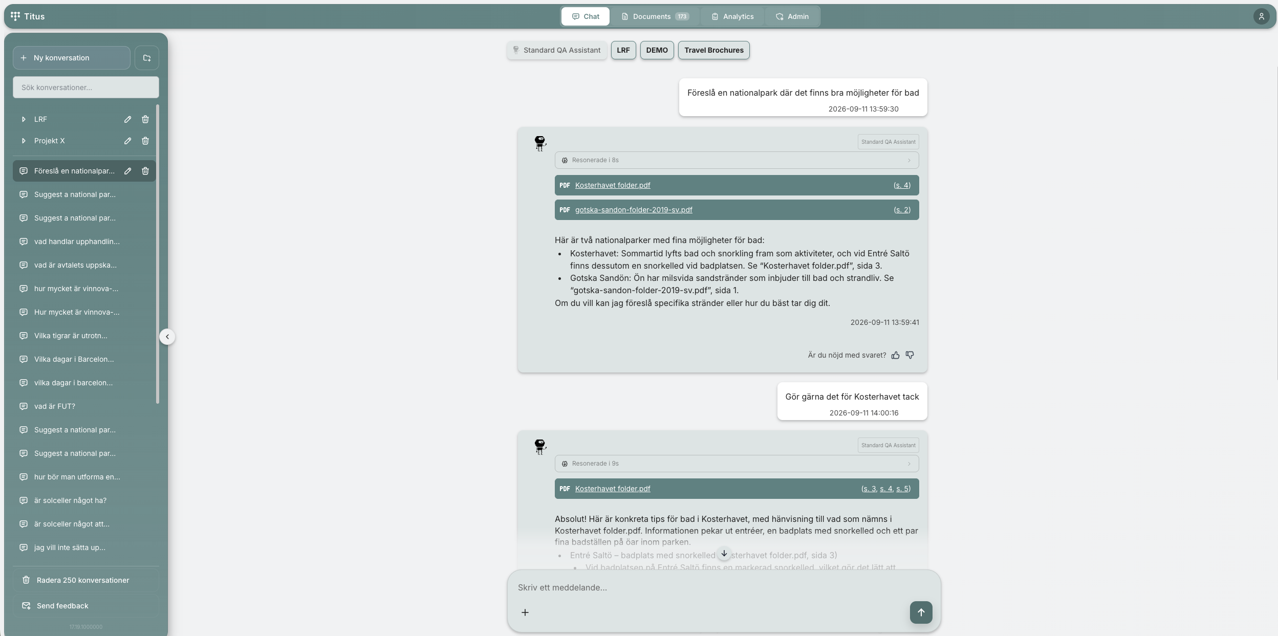 Titus Interface
