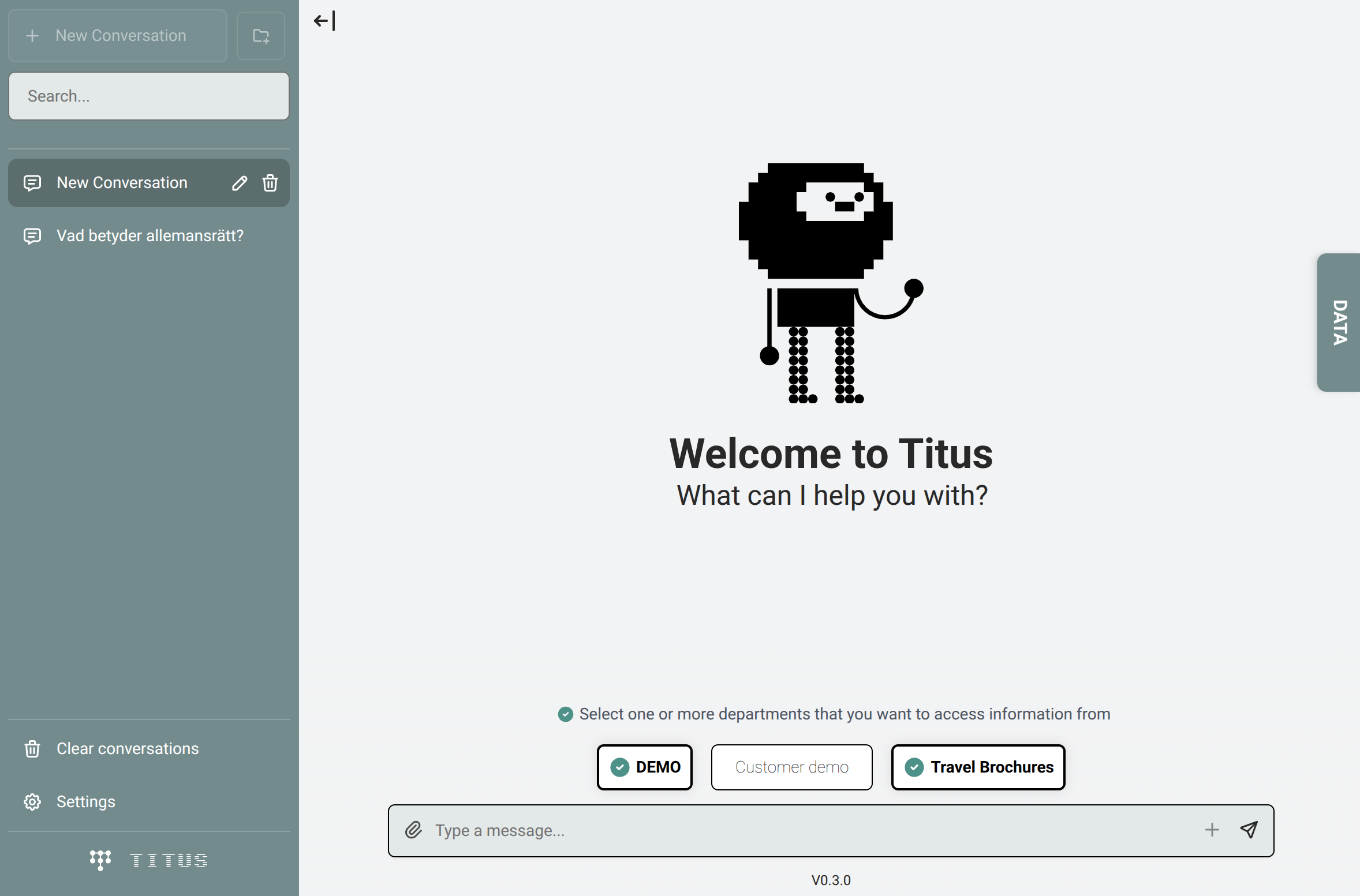 Titus Interface