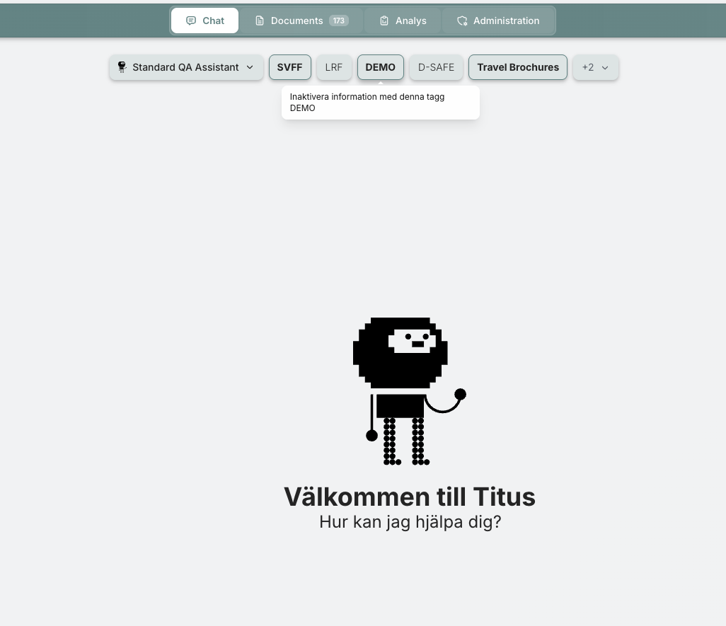 Riktad sökning och data policy med taggar