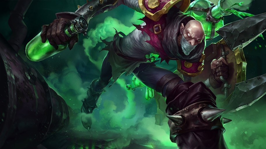 Singed Splash Art League of Legends