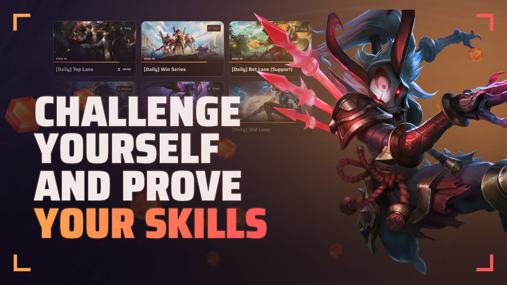 challenge yourself and prove your skills