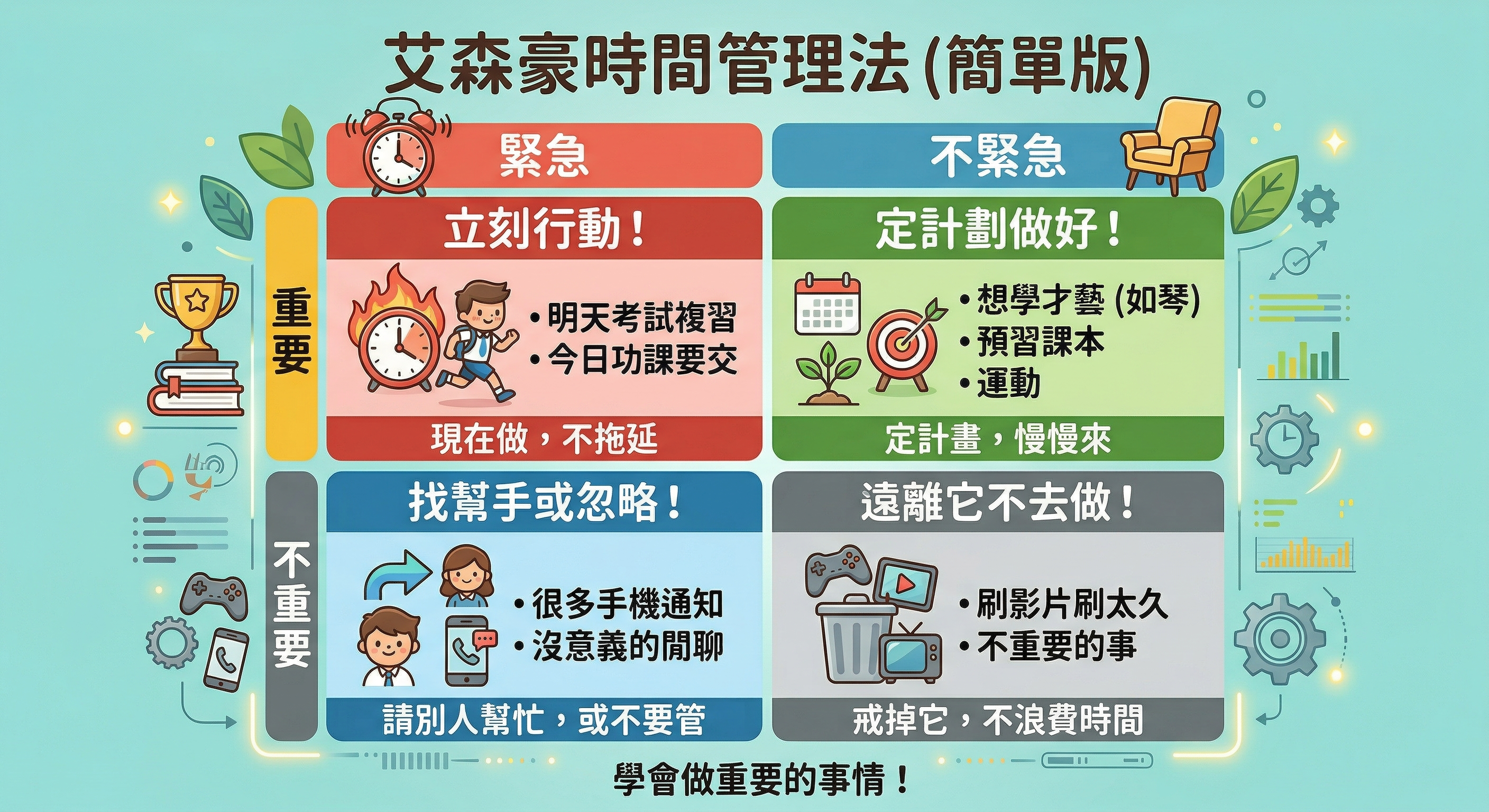 善用艾森豪時間管理