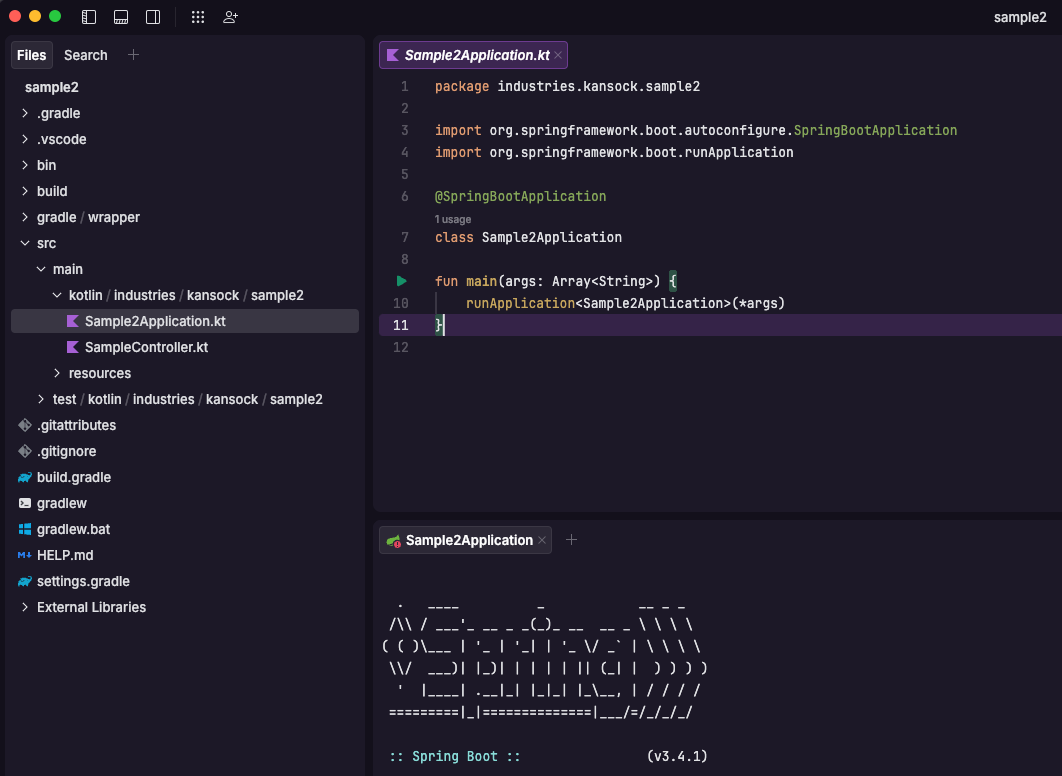 JetBrains Fleet の画面