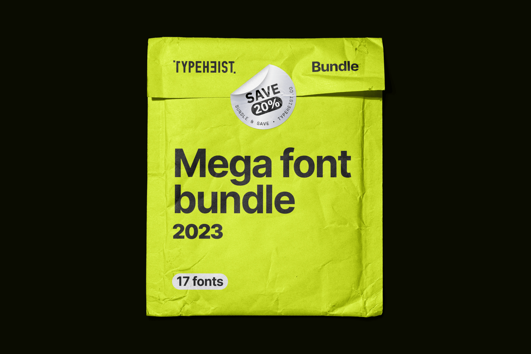 Mega Font Bundle 2023: A mega bundle of 17 TYPEHEIST handwritten fonts
