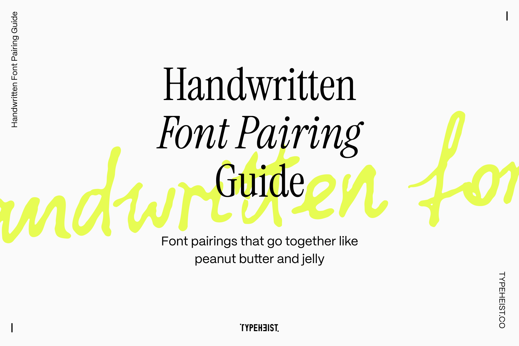 Handwritten Font Pairing Guide: undefined