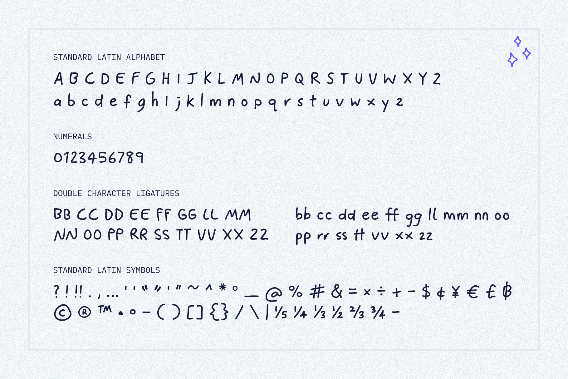 Poppy Fineliner: A fun handwritten font