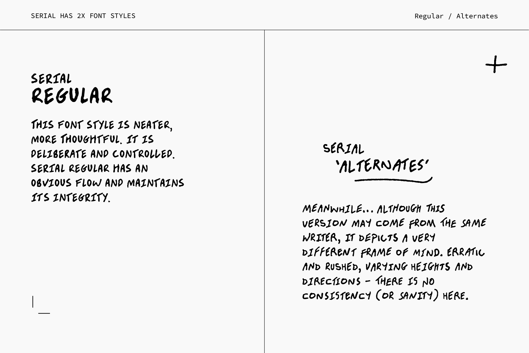 Serial: A Killer Font: Serial: A Killer Handwriting Font