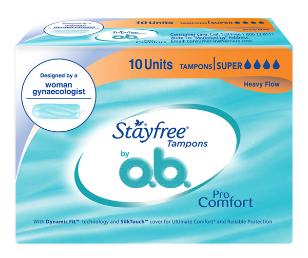 Stayfree tampons by OB