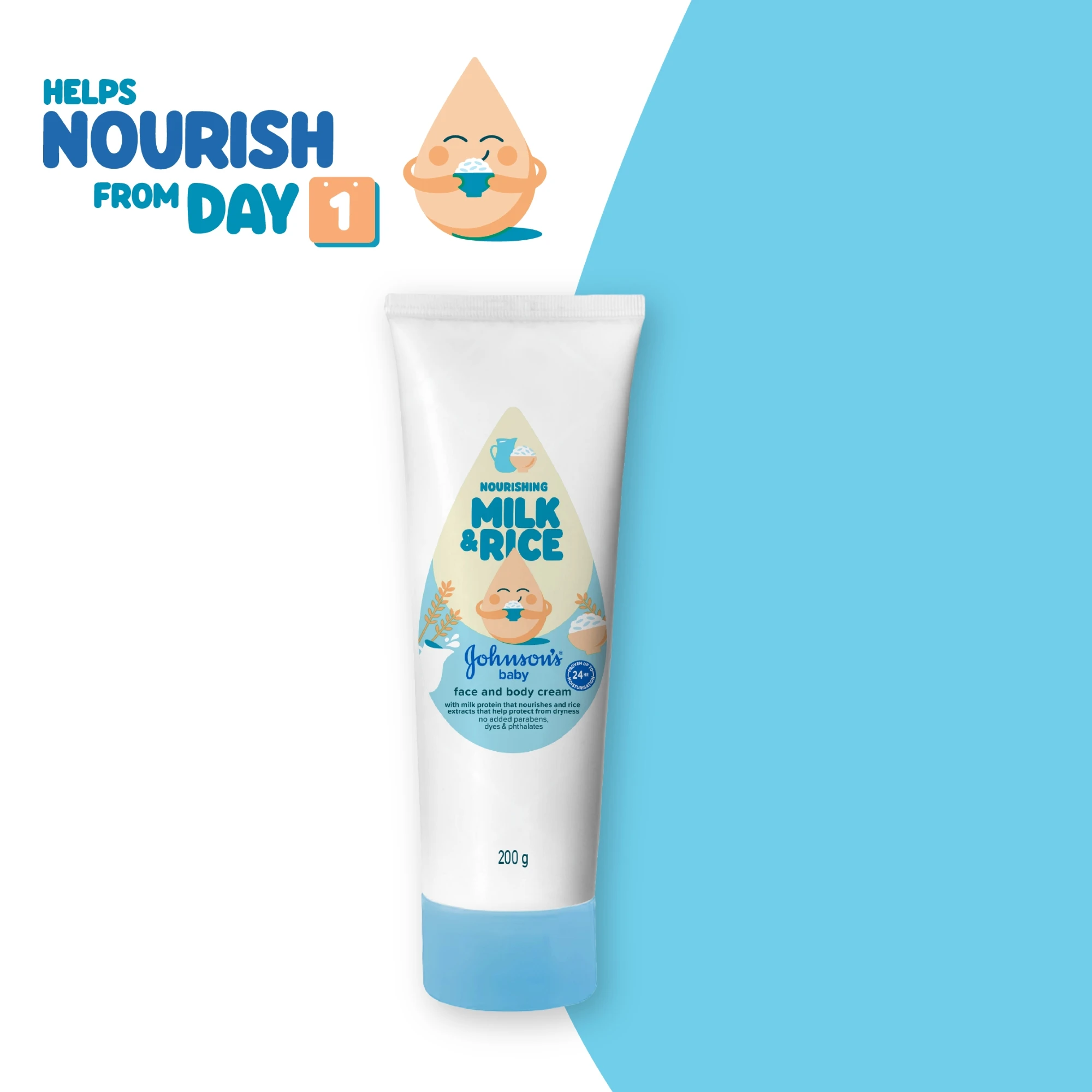 Johnson’s® Milk + Rice cream image 1