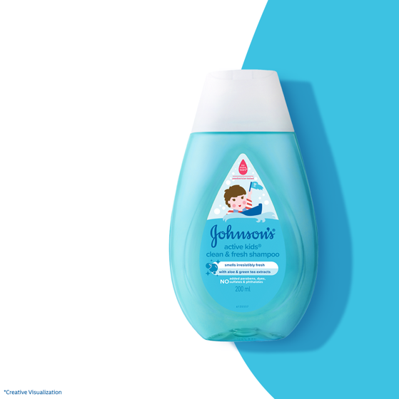 Johnson’s® Active Kids® Clean & Fresh Shampoo image 1