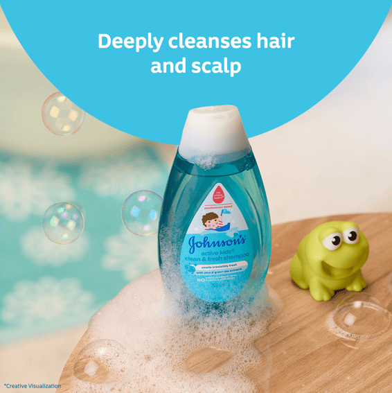 Johnson’s® Active Kids® Clean & Fresh Shampoo image 3