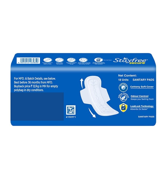 Stayfree Secure Cottony Soft Regular Pad