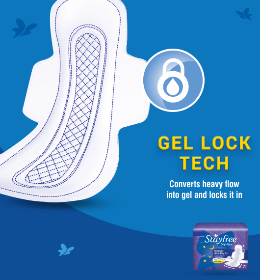 Gel lock technology pad