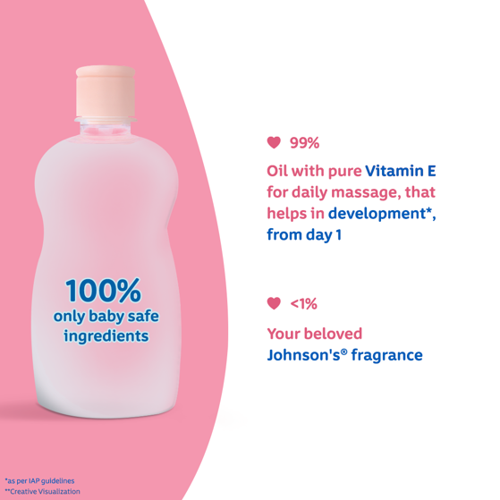 Johnson’s® Baby Oil With Vitamin E image 2