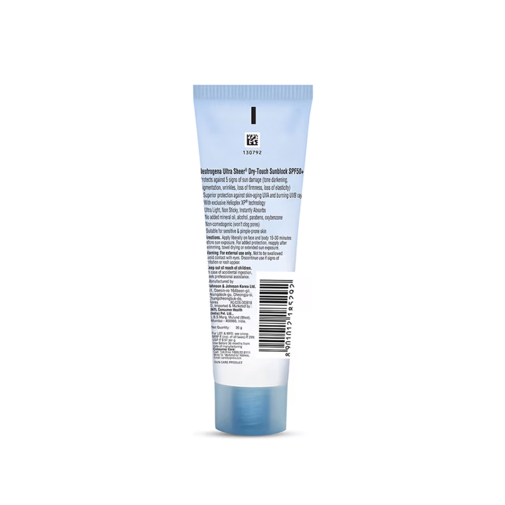 Neutrogena® Ultra Sheer Dry Touch Sunblock SPF 50+ 30ml